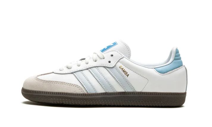 adidas Samba OG "Blanc / Halo Bleu" 